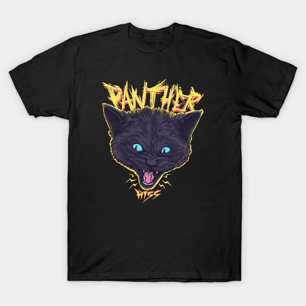 Panther Hiss T-Shirt by MeFO